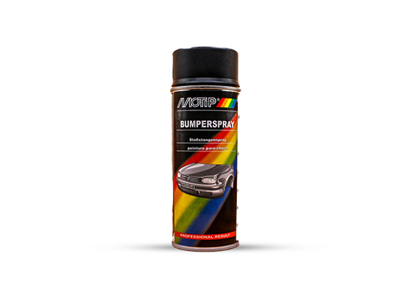 MOTIP Lökhárító műanyagra felújító fekete festék spray 400ml
